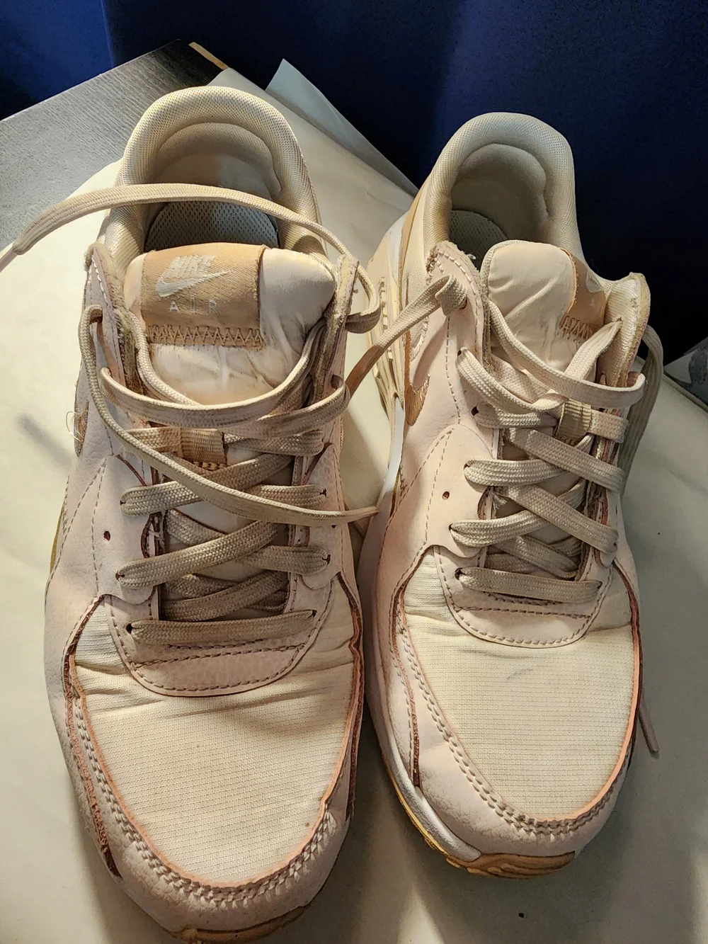 Nike Air Max 90 Woven Vachetta Tan 833129-200 Shoes Women’s Size 9 Used